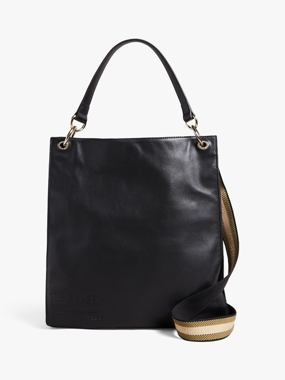 Ted  Baker London Darcita Large Leather Hobo Bag in black